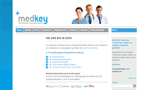 Desktop Screenshot of medkey.ch