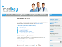 Tablet Screenshot of medkey.ch